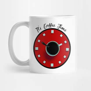 It's Coffee Time (black) Mug